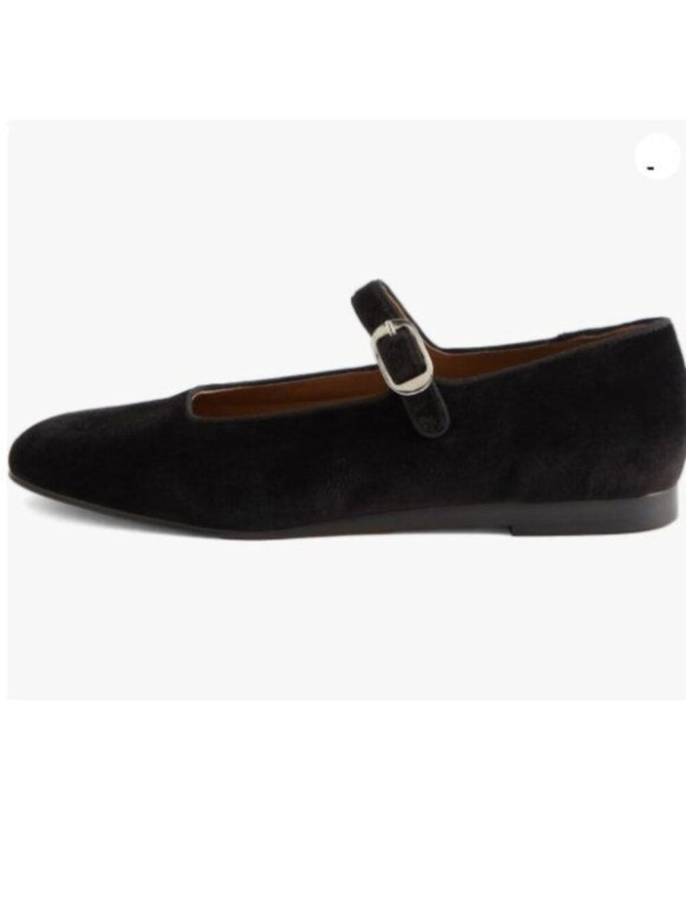 Pazzion Women's Cute Closed Round Toe Mary Jane Strap Buckled Black Flat Shoes